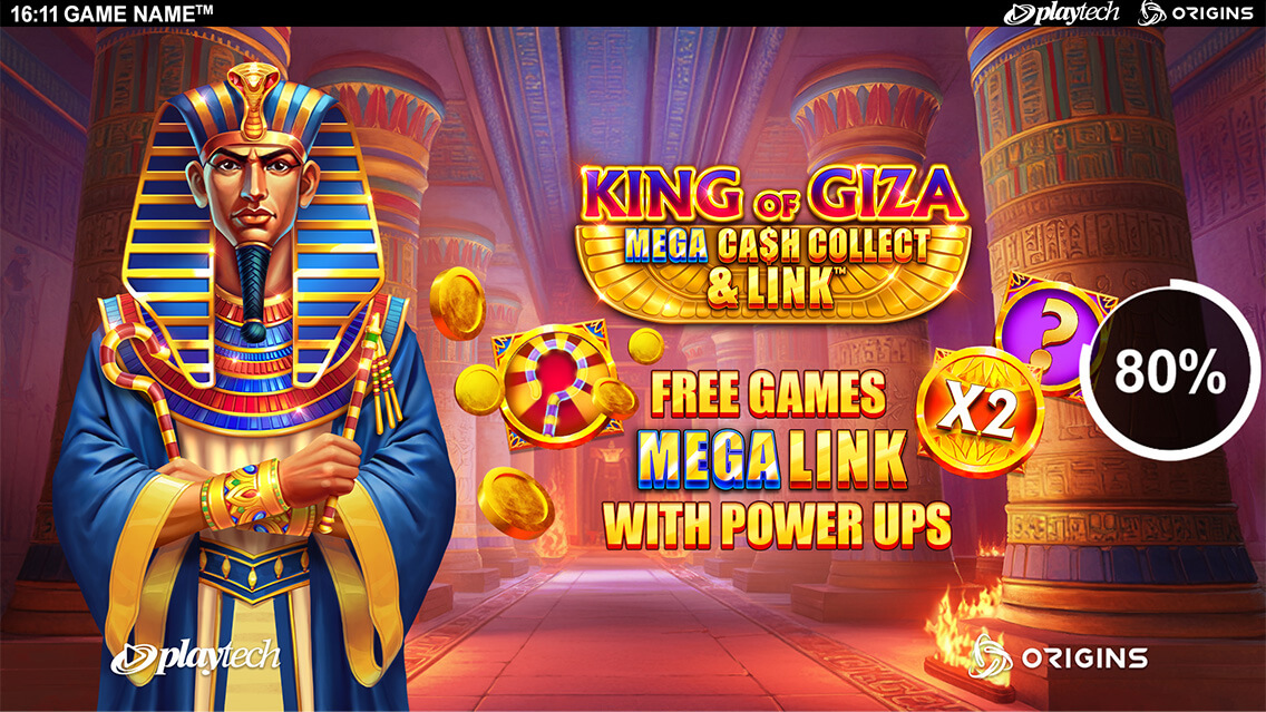 King of Giza: Mega Cash Collect & Link